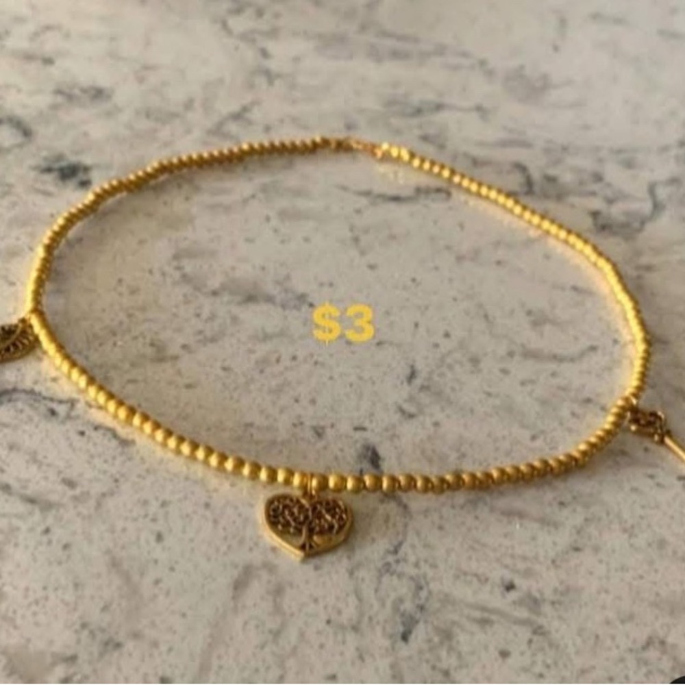 Gold Heart Pendant Necklace